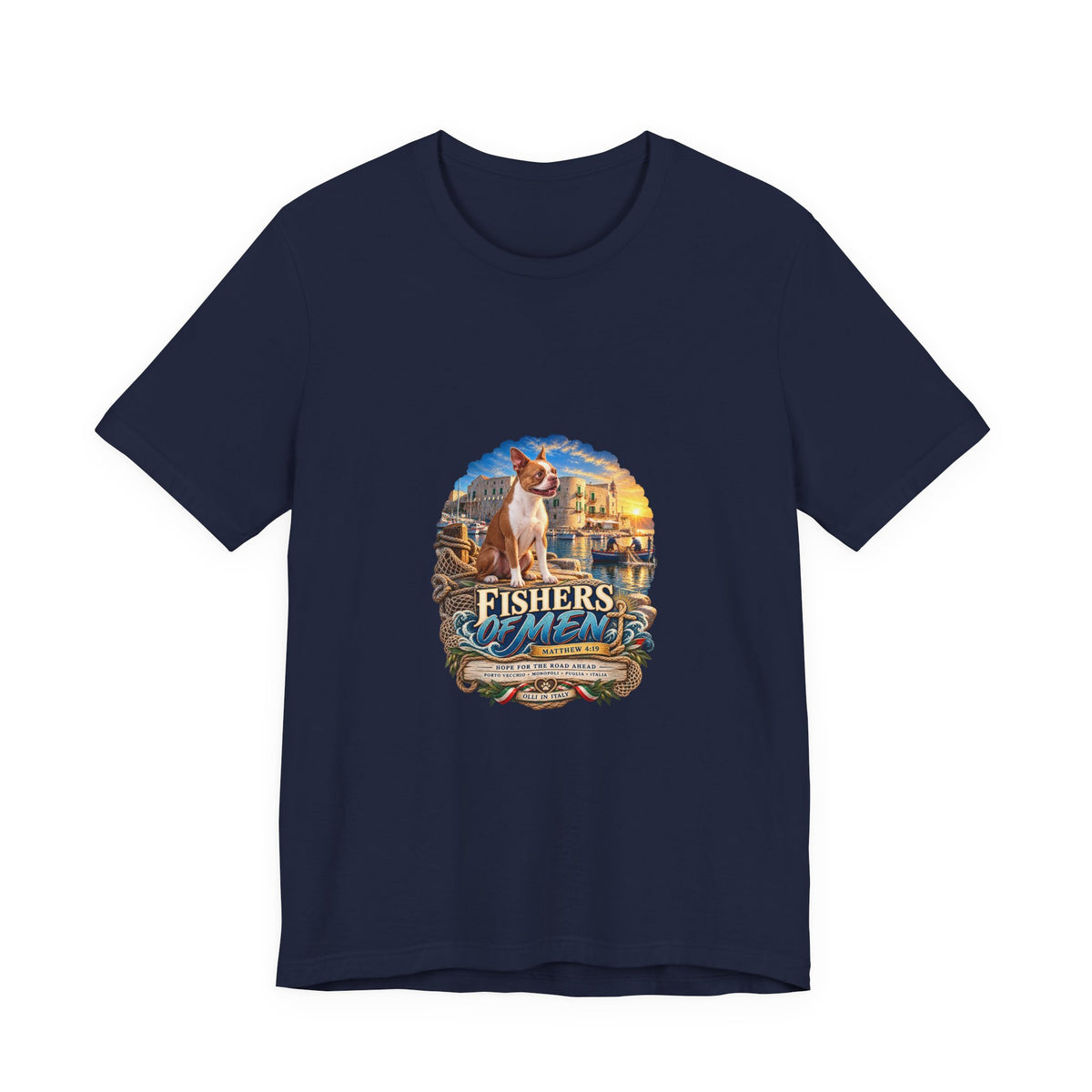 Fishing Weekend Tee — "Fishers of Men" Coastal Vintage Graphic Shirt
