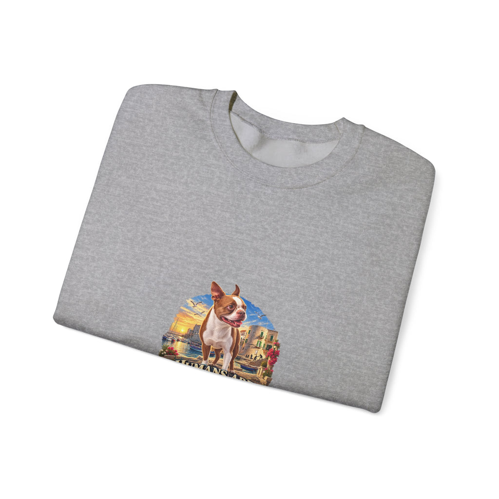 Essential Humans Crewneck Sweatshirt — Vintage Scenic 'Humans Are Essential' Design