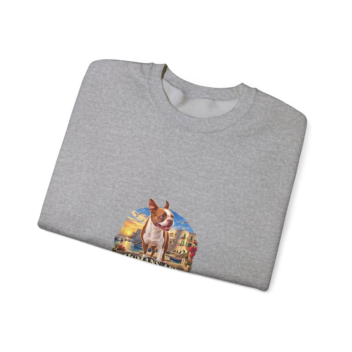 Essential Humans Crewneck Sweatshirt — Vintage Scenic 'Humans Are Essential' Design