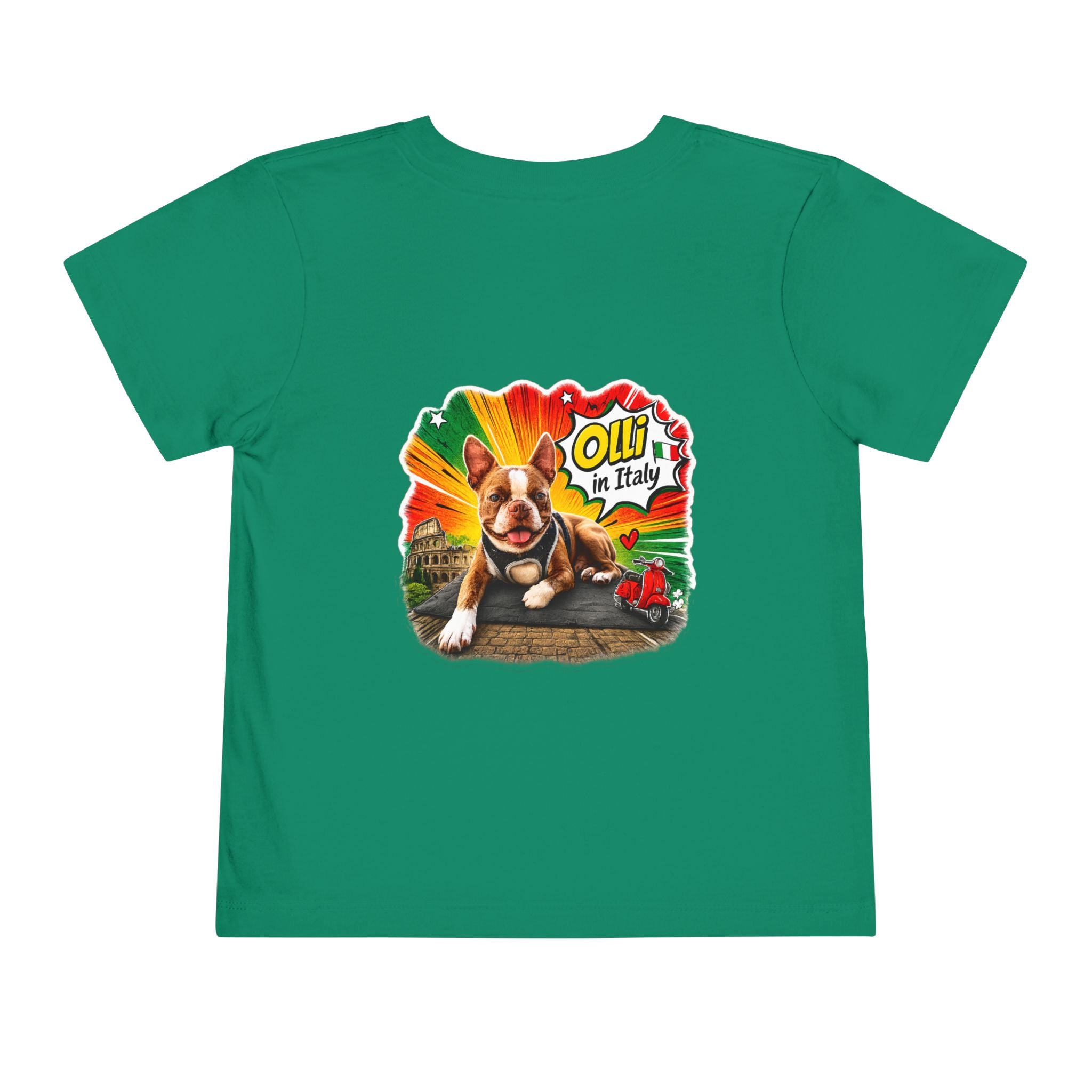 Toddler Tee — Cute Olli the Boston Terrier "I Came, I Sniffed, I Judged" Graphic