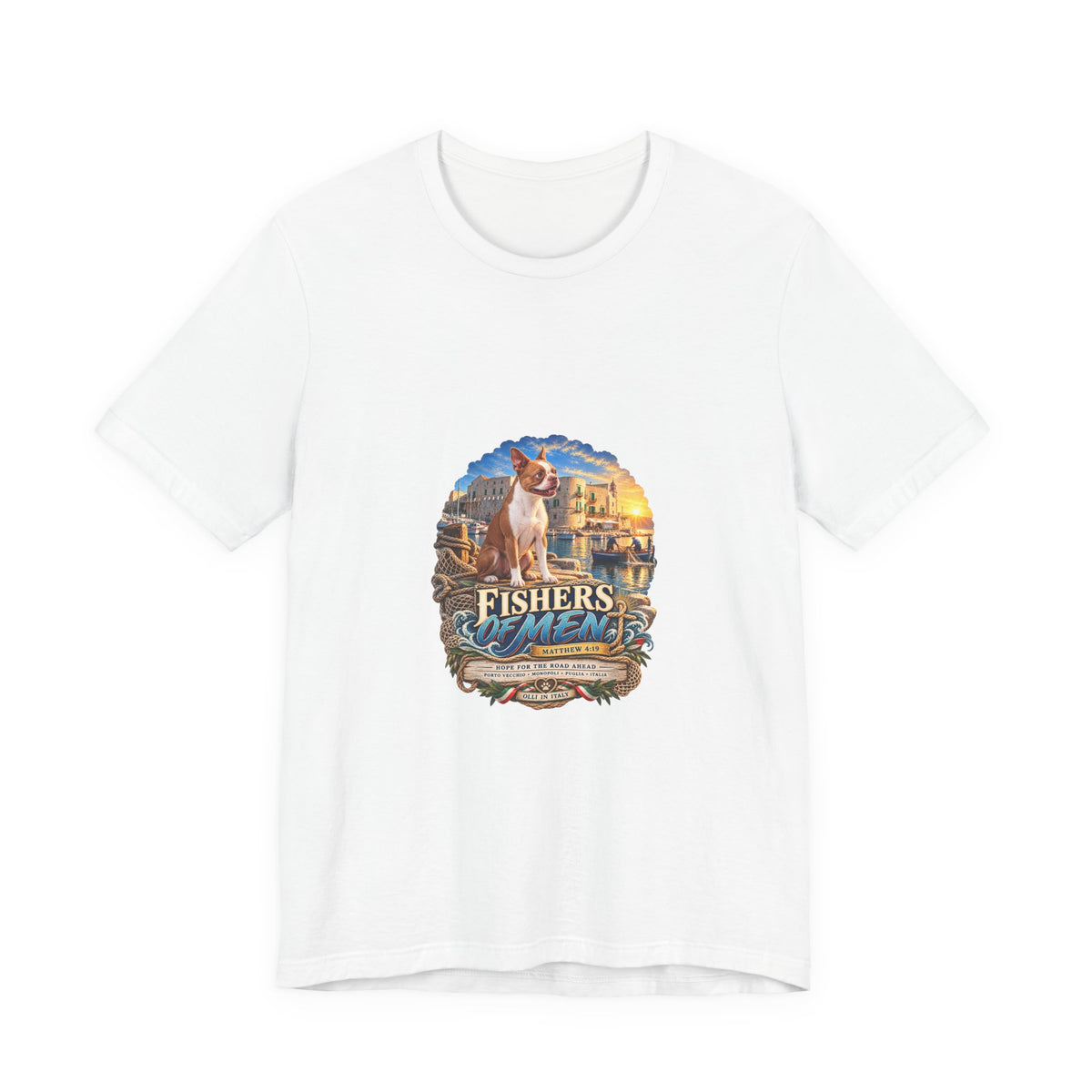 Fishing Weekend Tee — "Fishers of Men" Coastal Vintage Graphic Shirt