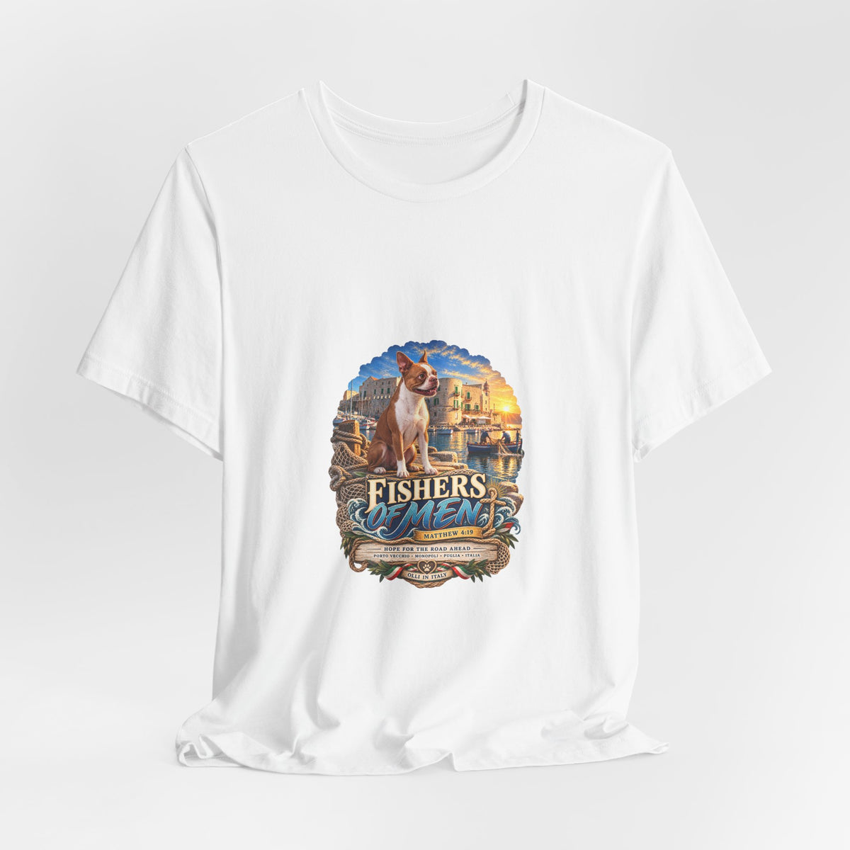 Fishing Weekend Tee — "Fishers of Men" Coastal Vintage Graphic Shirt