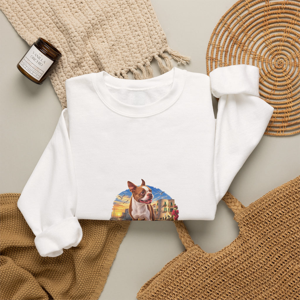 Essential Humans Crewneck Sweatshirt — Vintage Scenic 'Humans Are Essential' Design