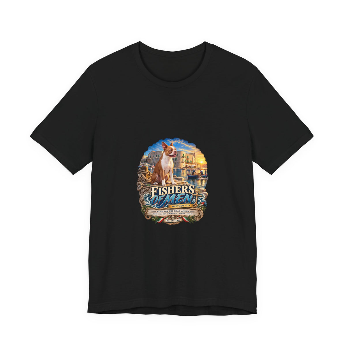 Fishing Weekend Tee — "Fishers of Men" Coastal Vintage Graphic Shirt