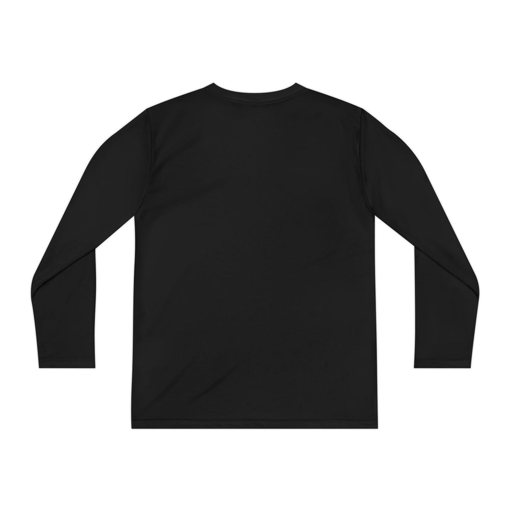Olli the Boston Terrier in Italy Youth Long Sleeve Tee — "Olli" Surf Rescue Graphic
