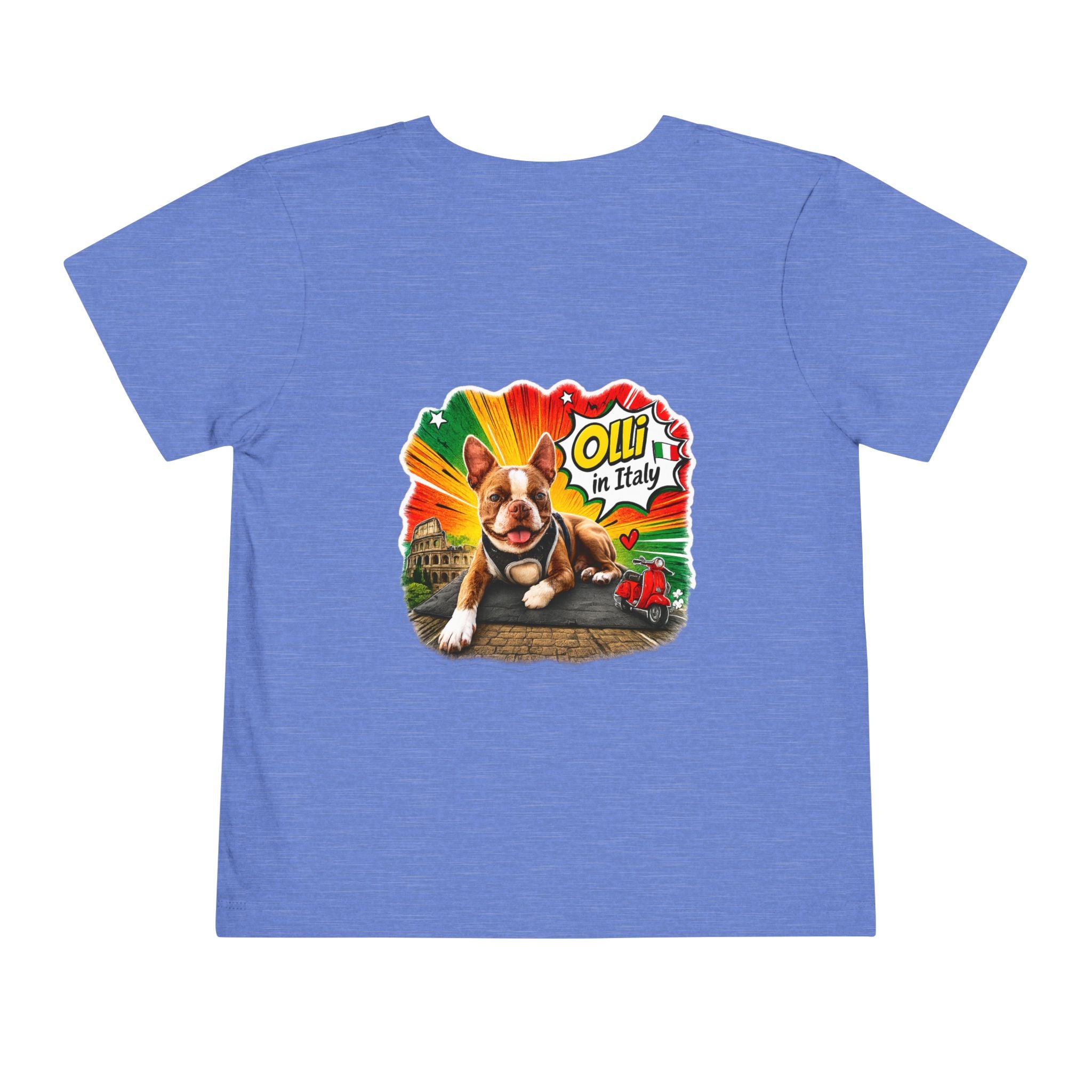 Toddler Tee — Cute Olli the Boston Terrier "I Came, I Sniffed, I Judged" Graphic