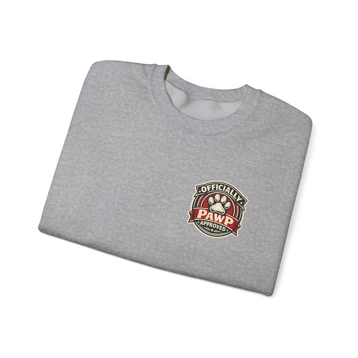Pawfessor Officially Licensed 'Pawf' Crest Crewneck Sweatshirt