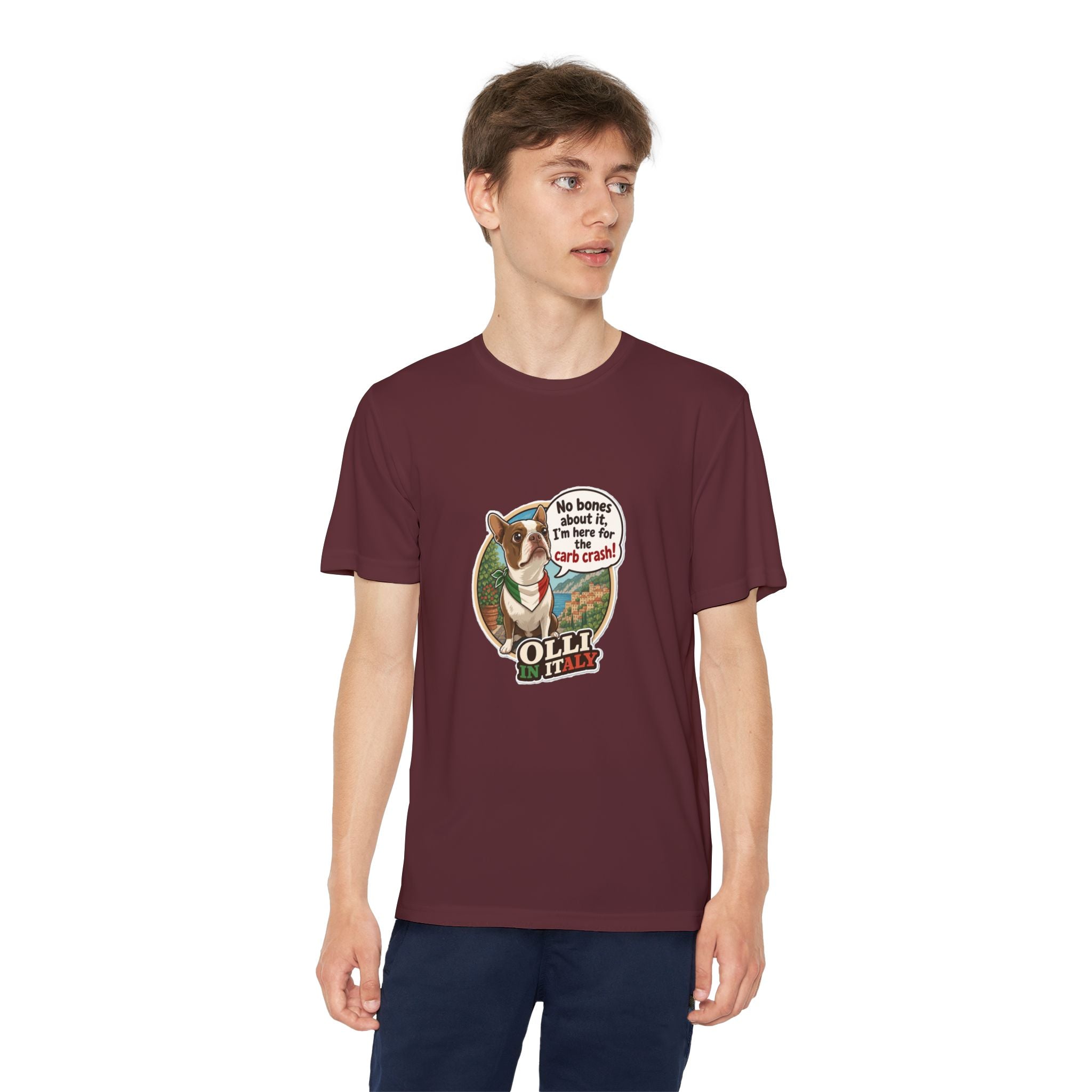 Youth Competitor Tee - 'Ollie the Corgi' Funny Kids Racing Shirt