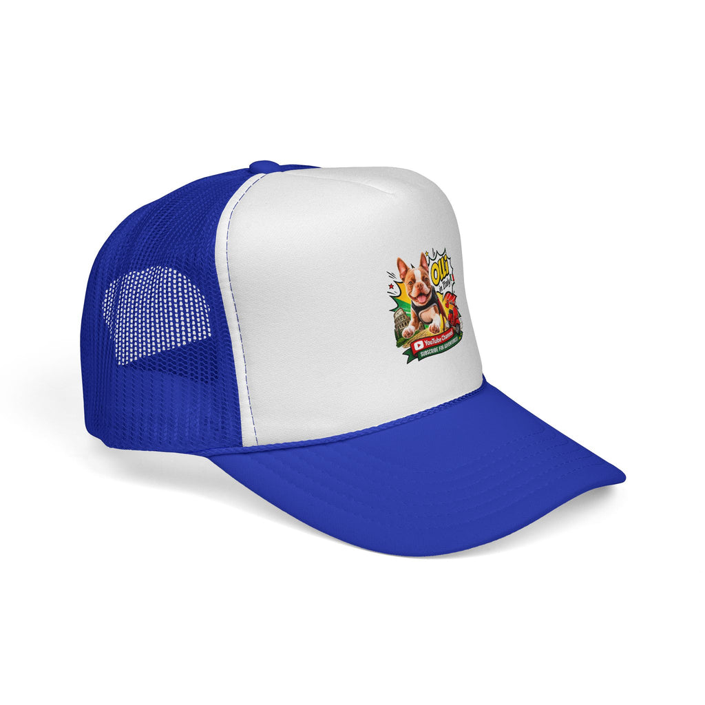 Trucker Cap — “God Is Good All The Time” Retro Pig Graphic