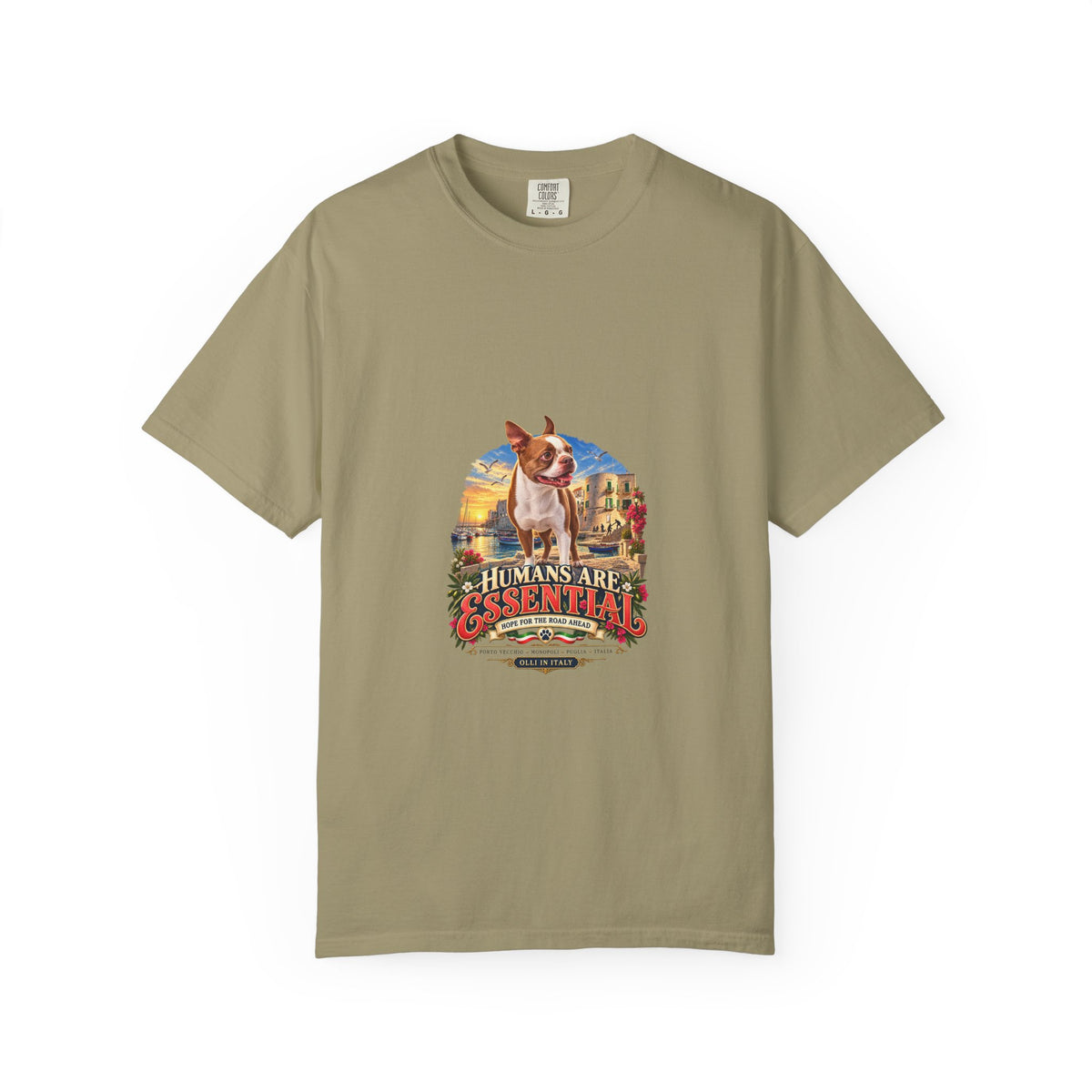 Humans Are Essential Vintage Dog T-Shirt — Retro Rescue Pet Lover Tee