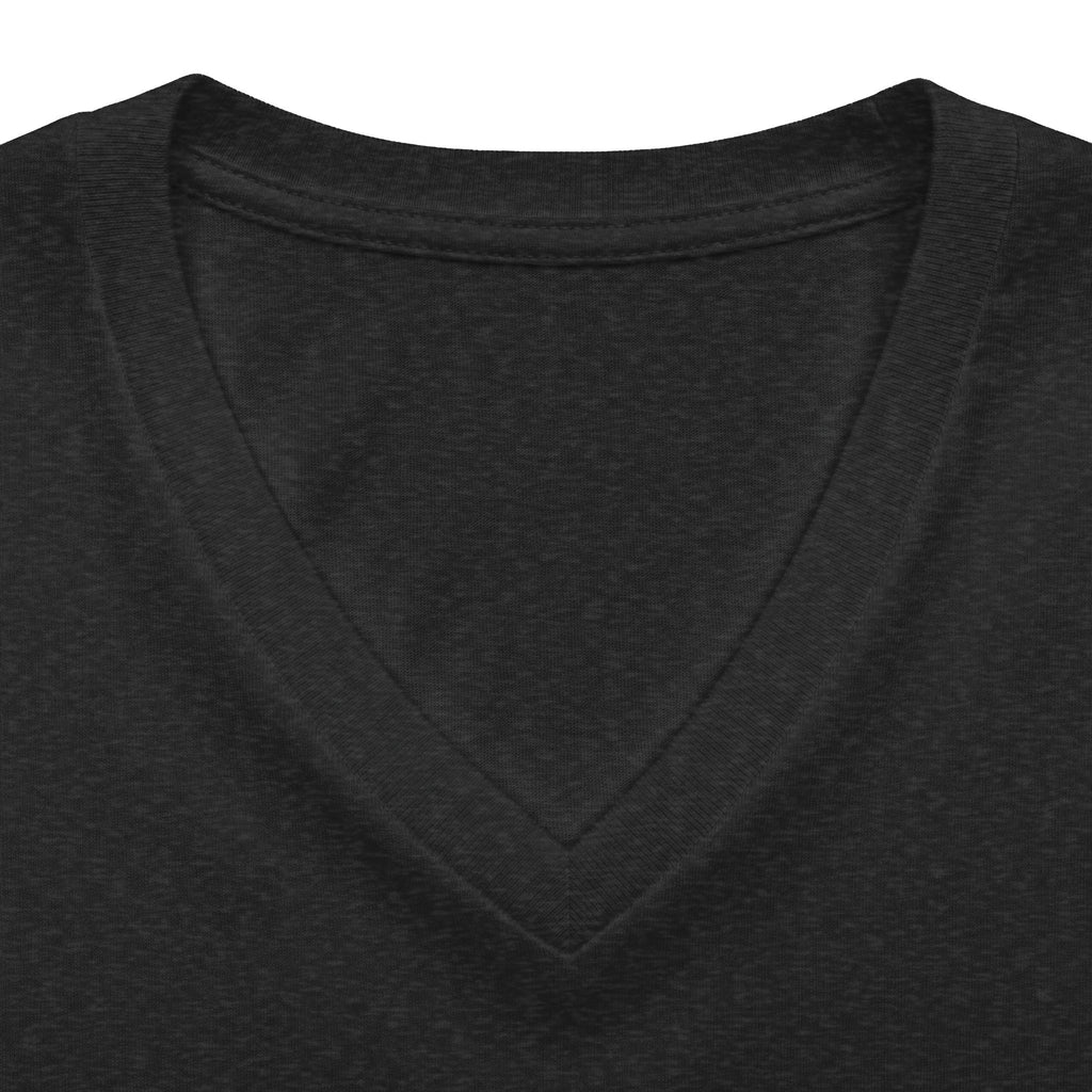 Women's V-Neck Tee — 'Gelato Family' Cute French Bulldog Design