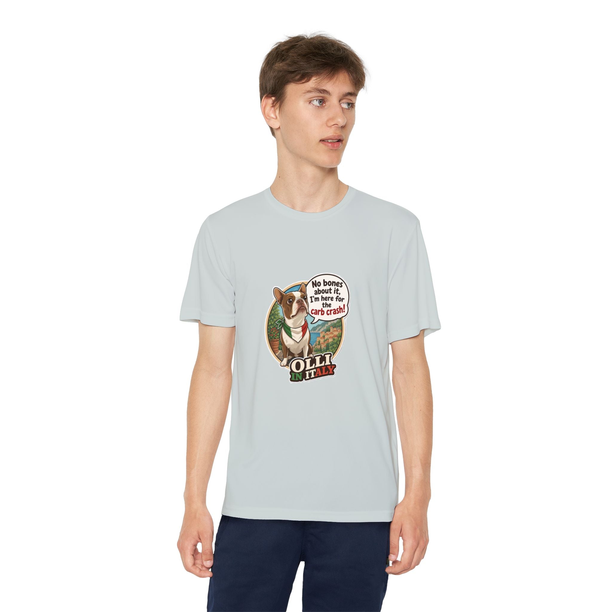 Youth Competitor Tee - 'Ollie the Corgi' Funny Kids Racing Shirt