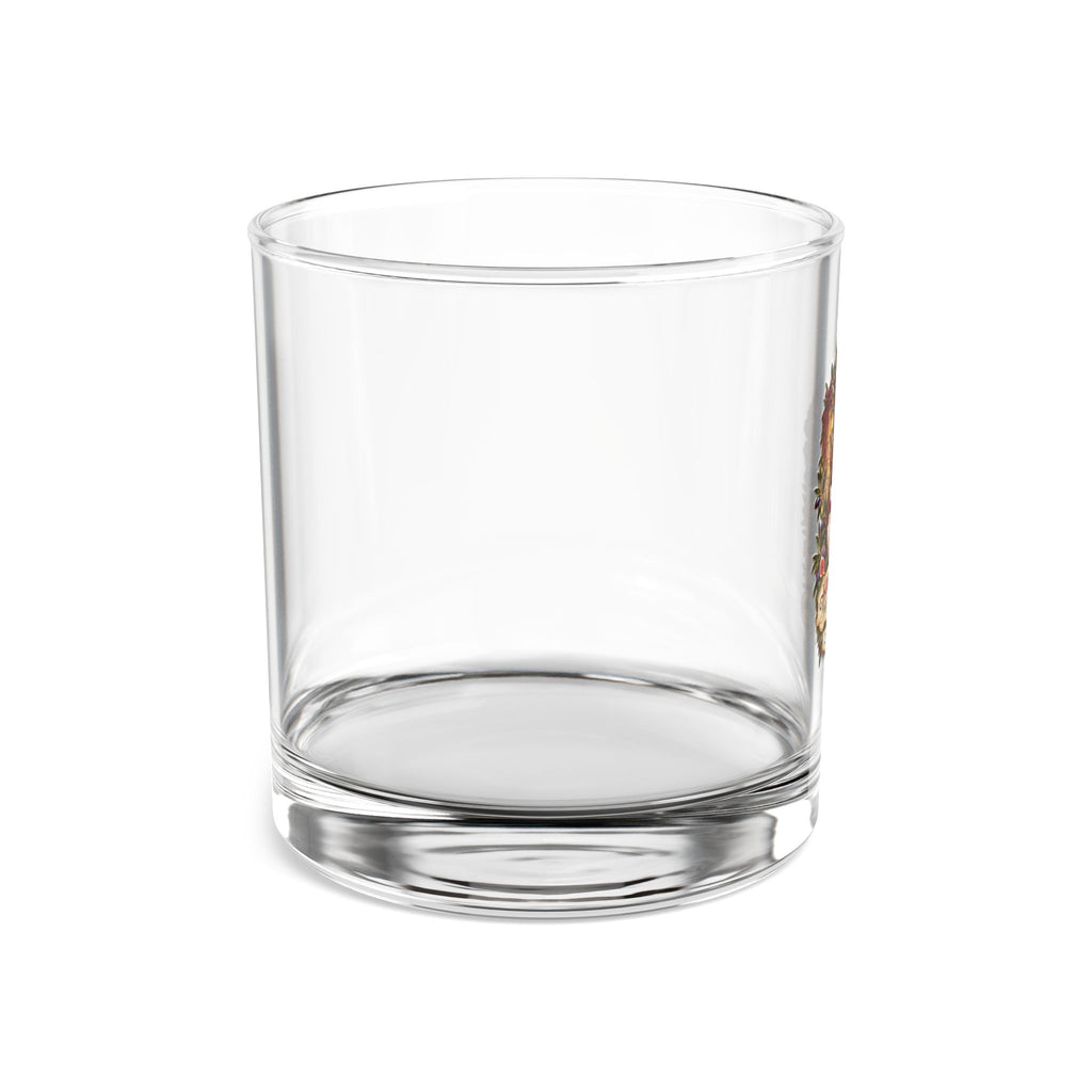 Christmas Hope Lights Rocks Glass — 10oz Holiday Whiskey Tumbler with Nativity Design