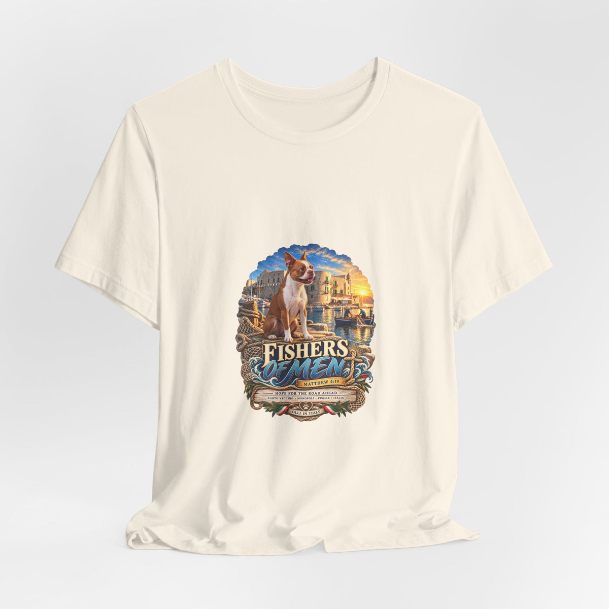 Fishing Weekend Tee — "Fishers of Men" Coastal Vintage Graphic Shirt