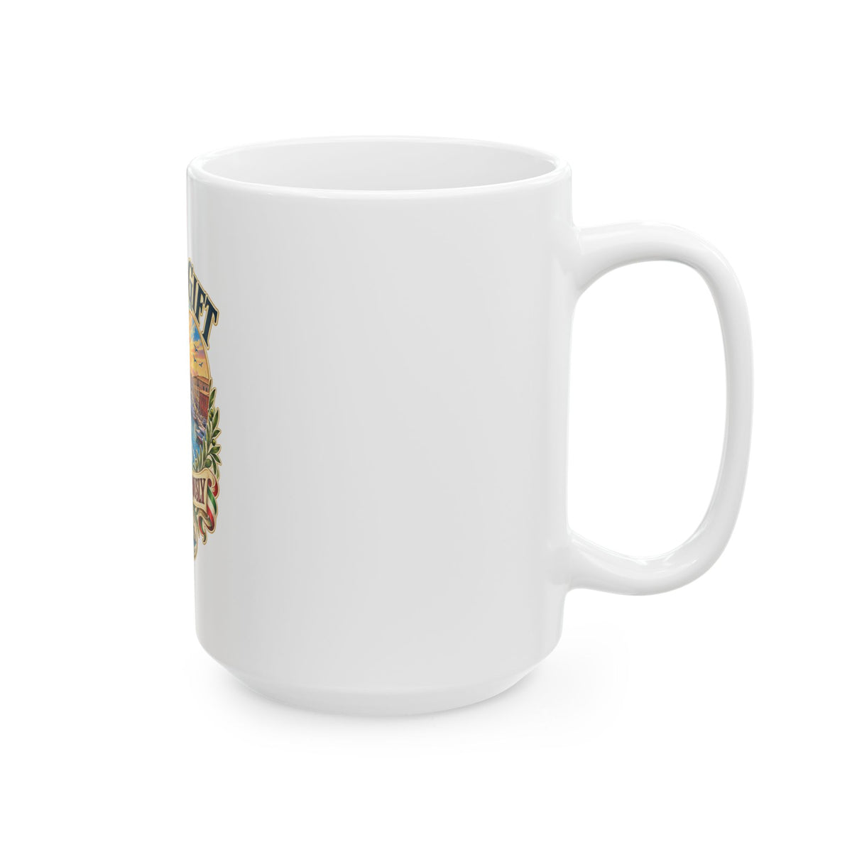 Life Is a Gift Ceramic Mug — "Live It Generously" Inspirational Coffee Cup (11oz & 15oz)
