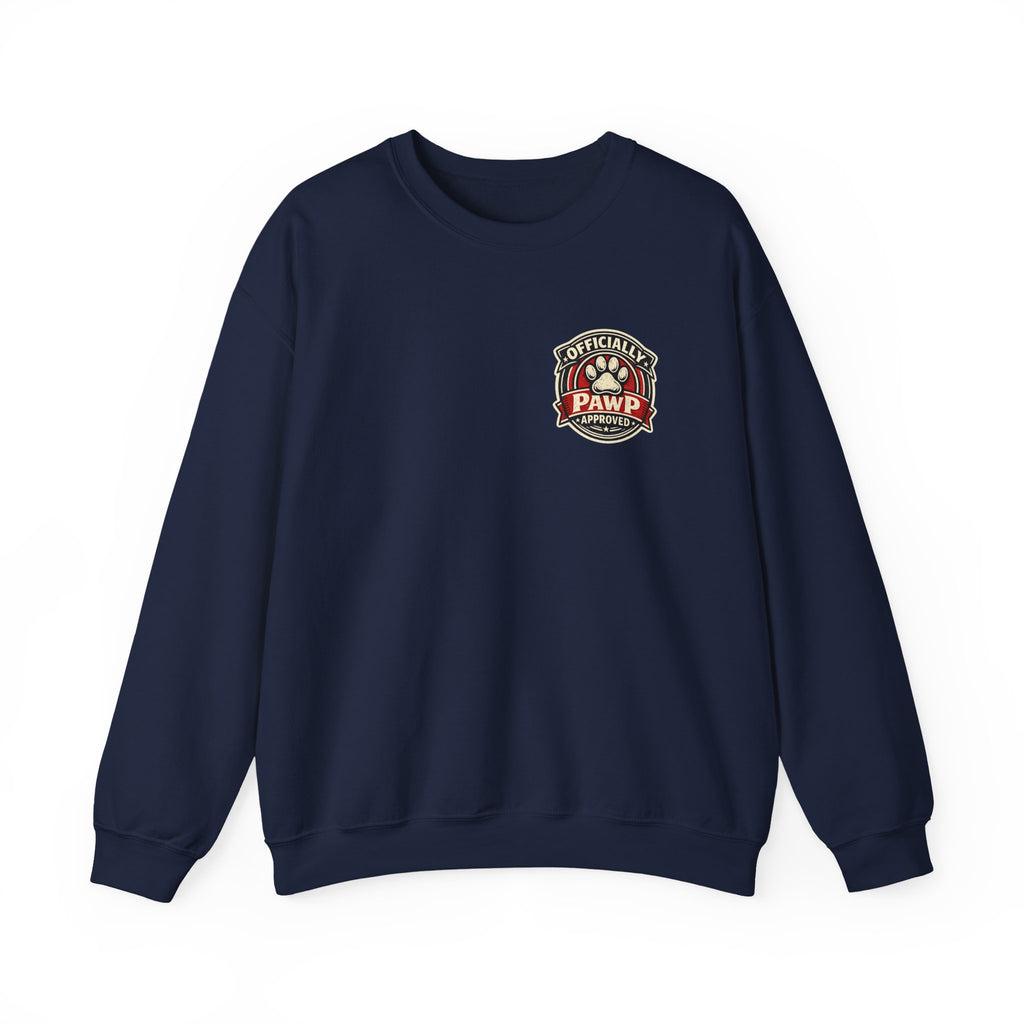 Pawfessor Officially Licensed 'Pawf' Crest Crewneck Sweatshirt