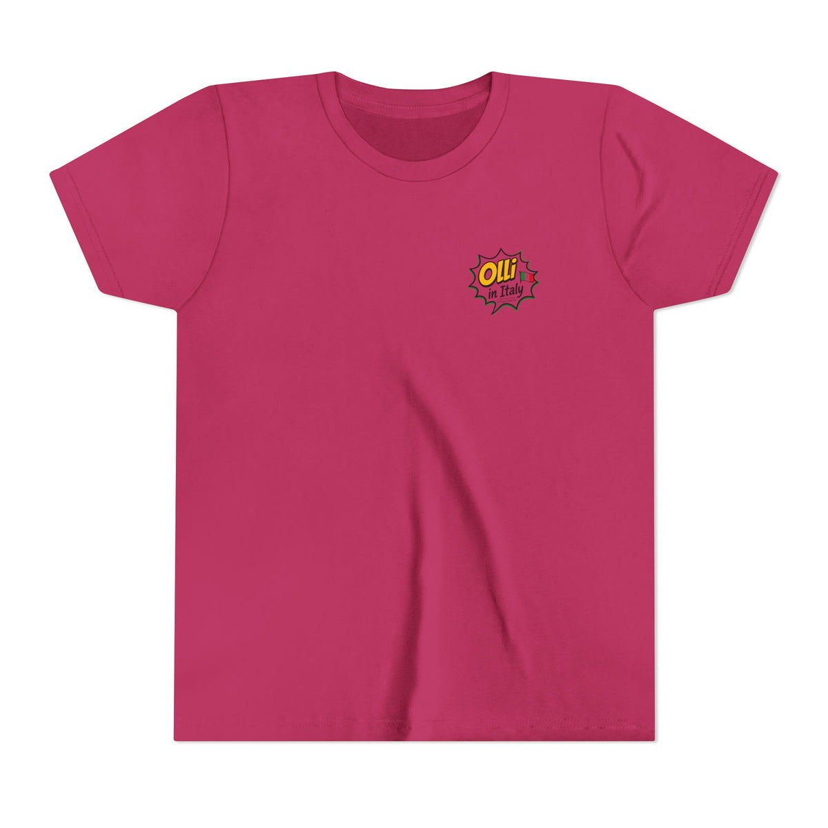 Kids Boston Terrier Saved by Grace Pizza Graphic Tee