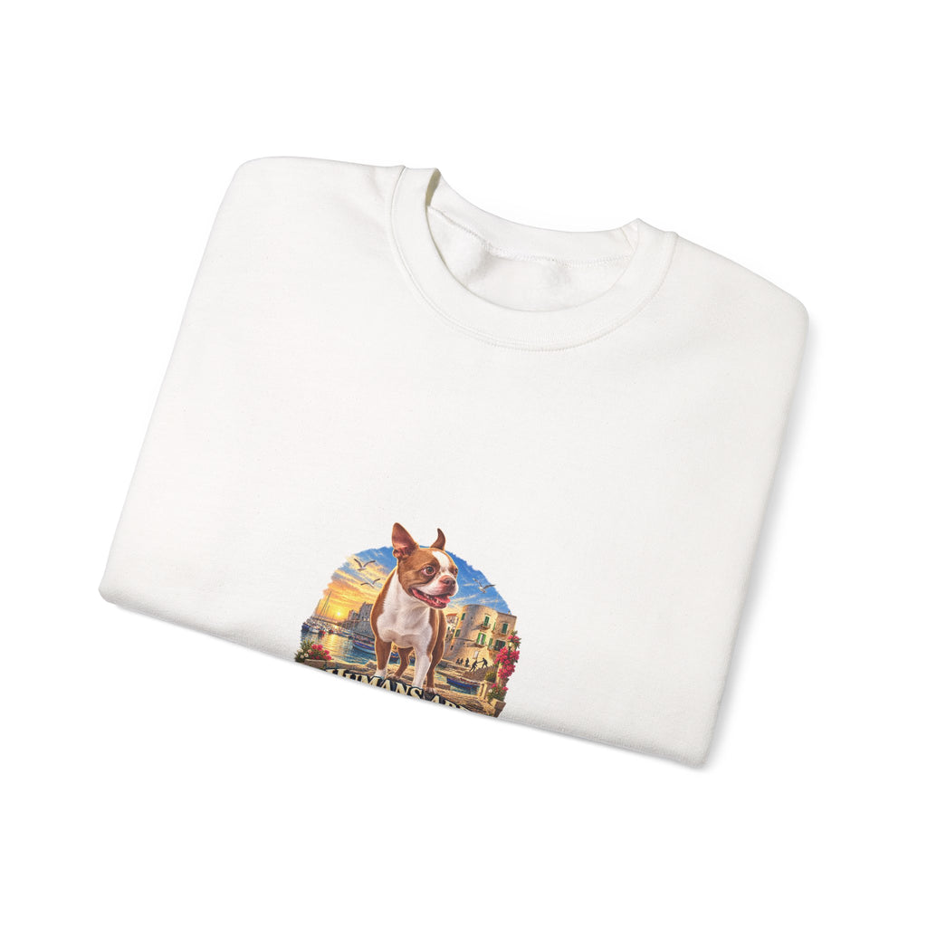 Essential Humans Crewneck Sweatshirt — Vintage Scenic 'Humans Are Essential' Design