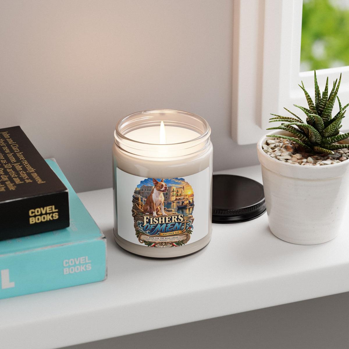 Fisher’s Men 9oz Scented Soy Candle — Nautical Dog Harbor Aromatherapy