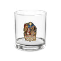Christmas Hope Lights Rocks Glass — 10oz Holiday Whiskey Tumbler with Nativity Design