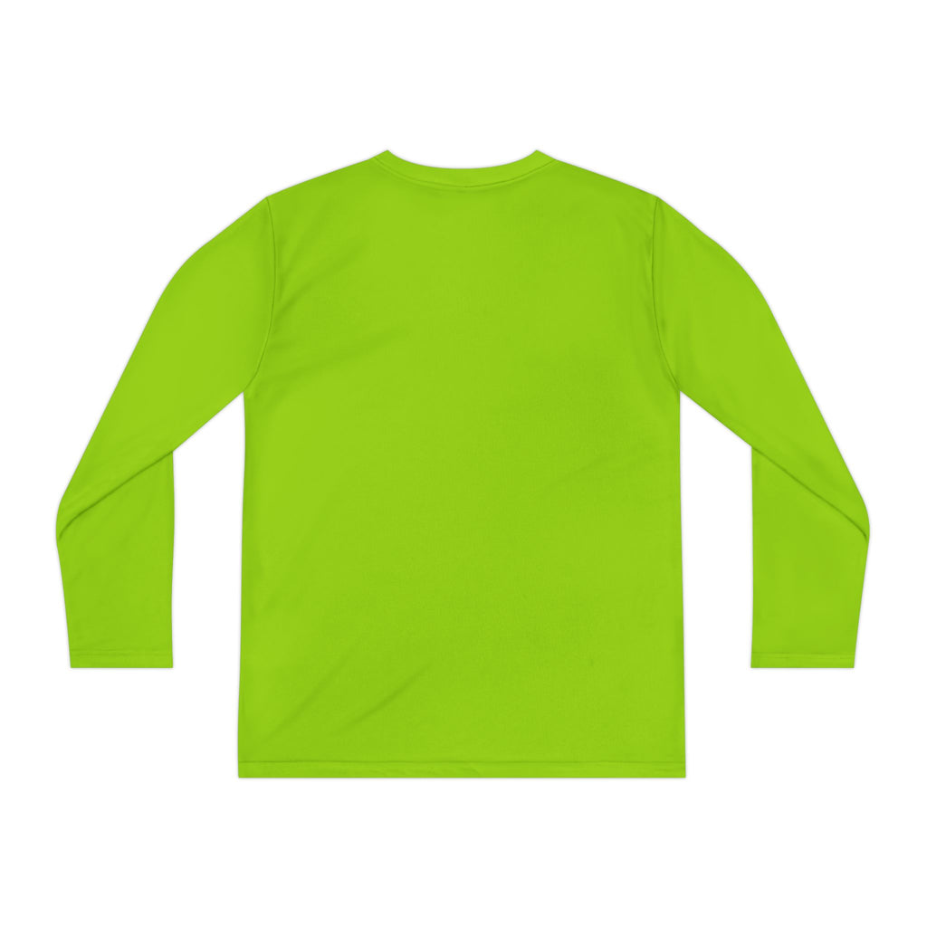 Olli the Boston Terrier in Italy Youth Long Sleeve Tee — "Olli" Surf Rescue Graphic
