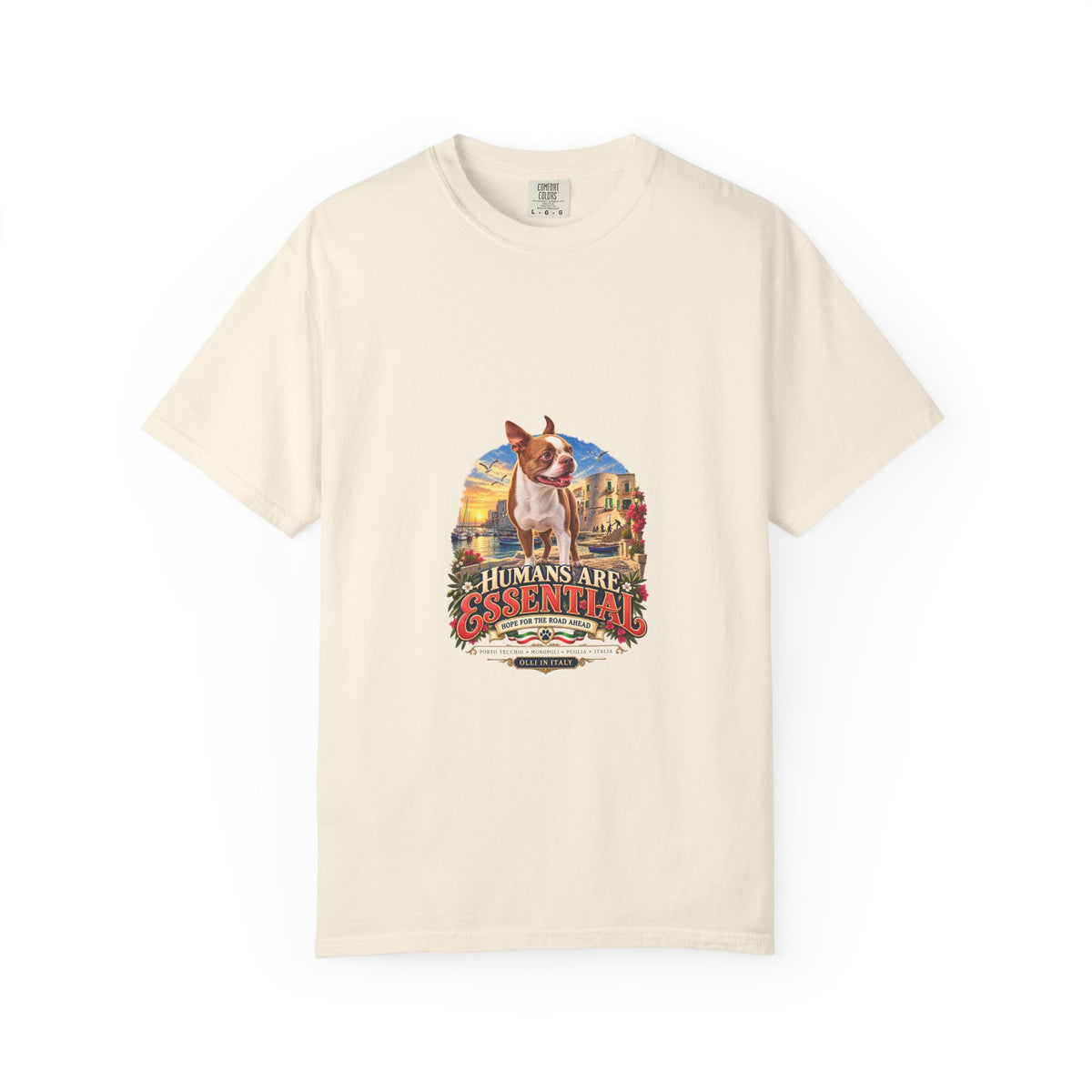 Humans Are Essential Vintage Dog T-Shirt — Retro Rescue Pet Lover Tee