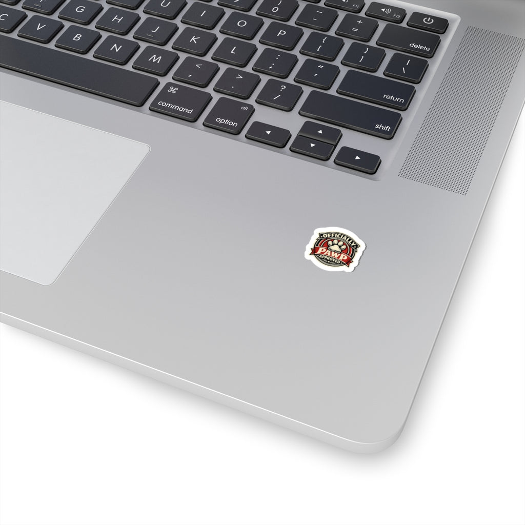 Officially Pawp Approved Sticker — Cute Paw Print Kiss-Cut Decal for Laptops, Water Bottles & Pet Lovers