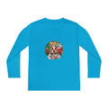 Olli the Boston Terrier in Italy Youth Long Sleeve Tee — "Olli" Surf Rescue Graphic