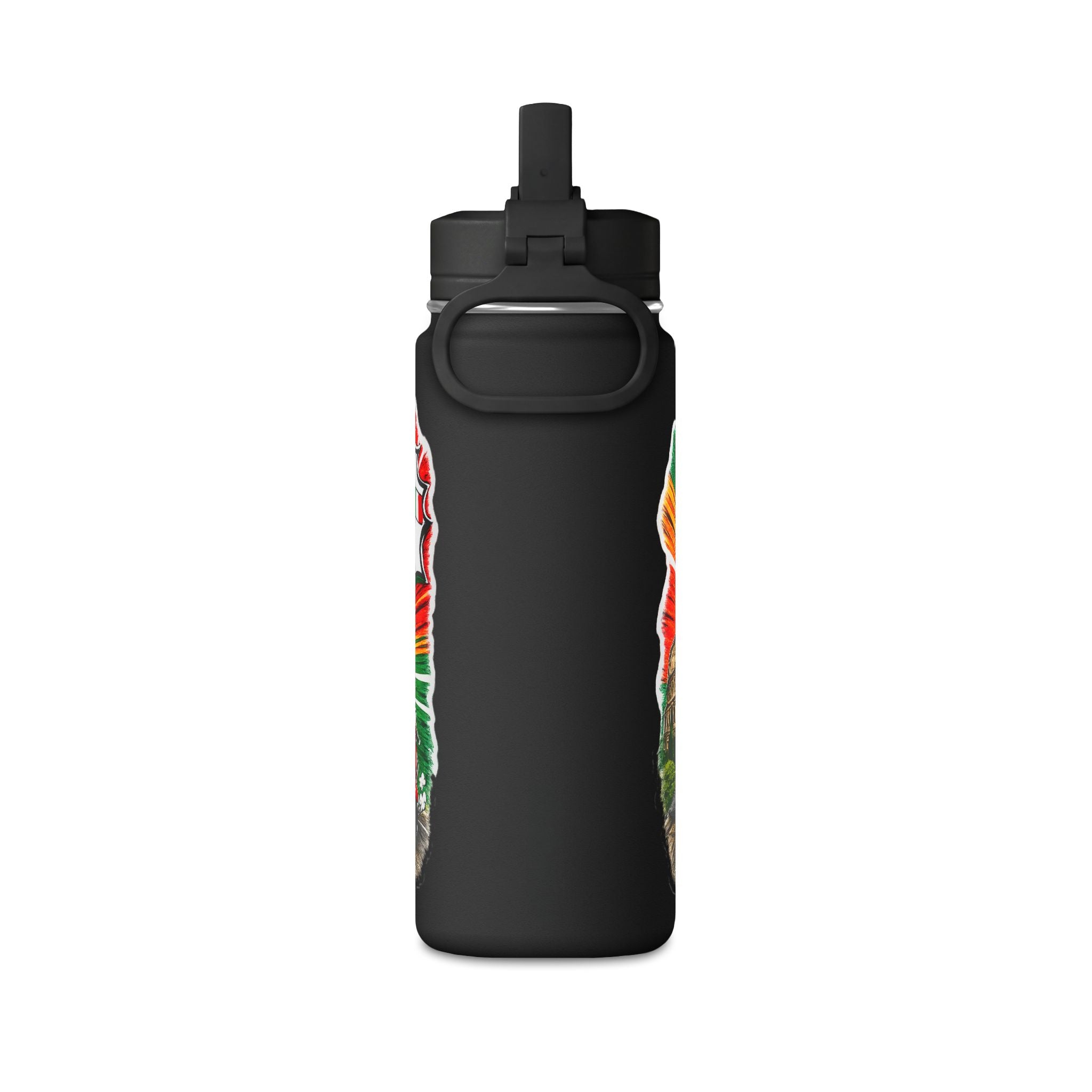 Boston Terrier Pop Art Mini Water Bottle 20oz | Colorful Dog Illustration