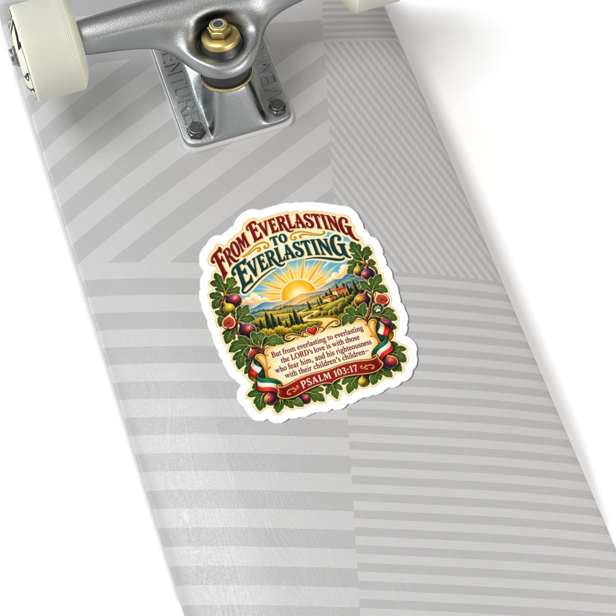 Psalm 103:17 Sticker — “From Everlasting to Everlasting” Christian Faith Vinyl Kiss-Cut