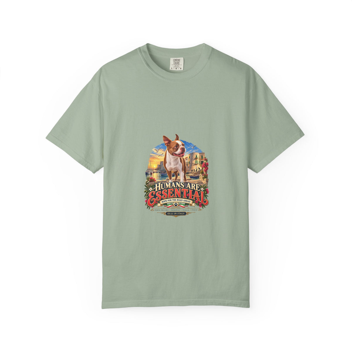 Humans Are Essential Vintage Dog T-Shirt — Retro Rescue Pet Lover Tee