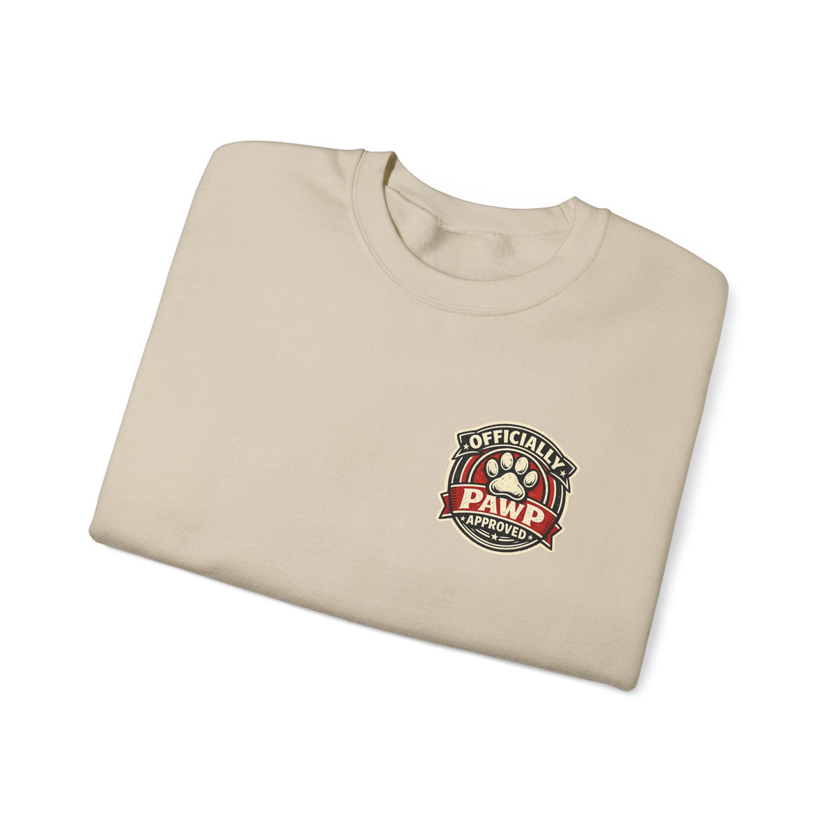 Pawfessor Officially Licensed 'Pawf' Crest Crewneck Sweatshirt