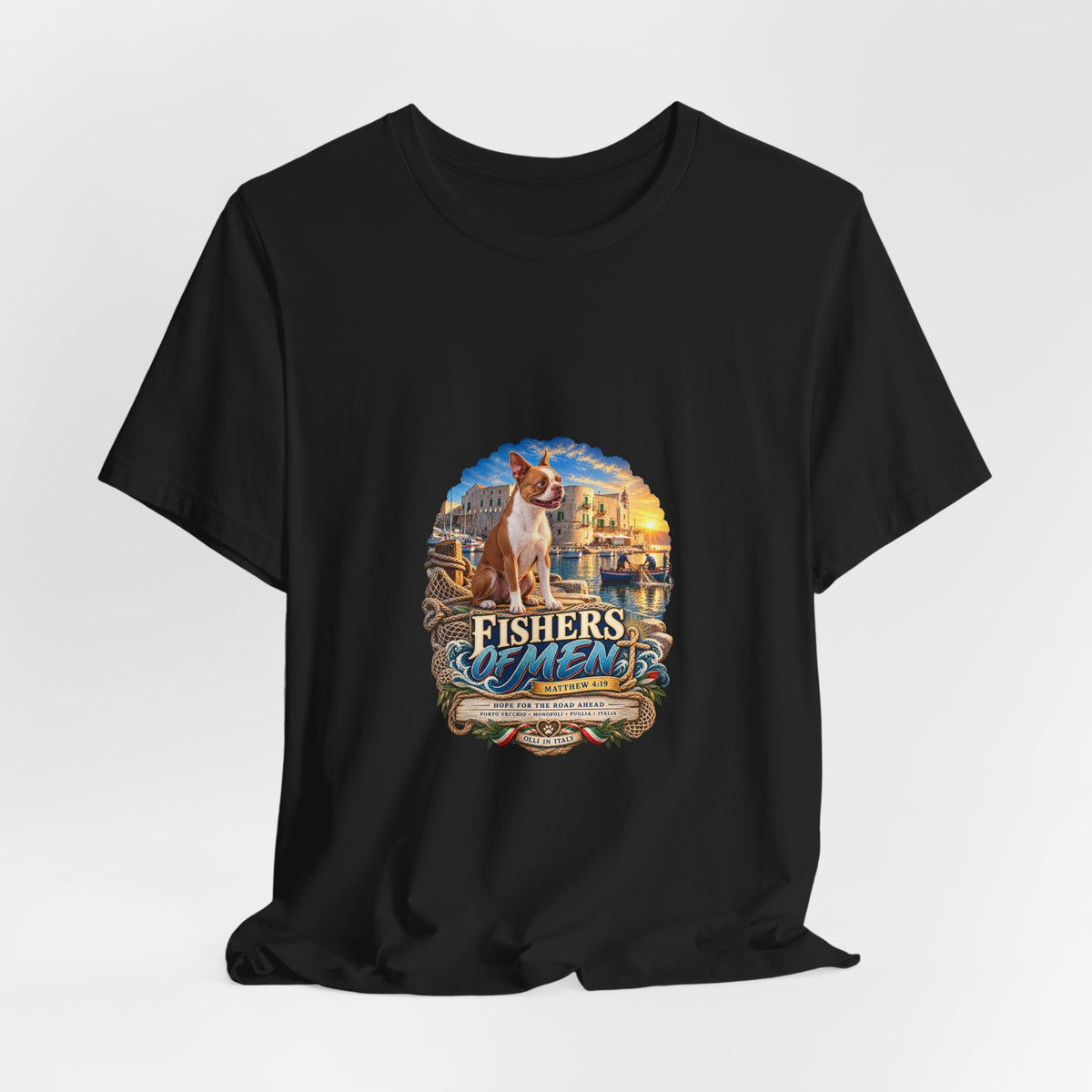 Fishing Weekend Tee — "Fishers of Men" Coastal Vintage Graphic Shirt
