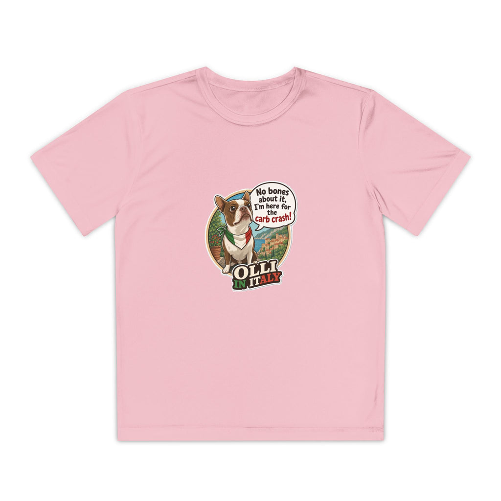 Youth Competitor Tee - 'Ollie the Corgi' Funny Kids Racing Shirt
