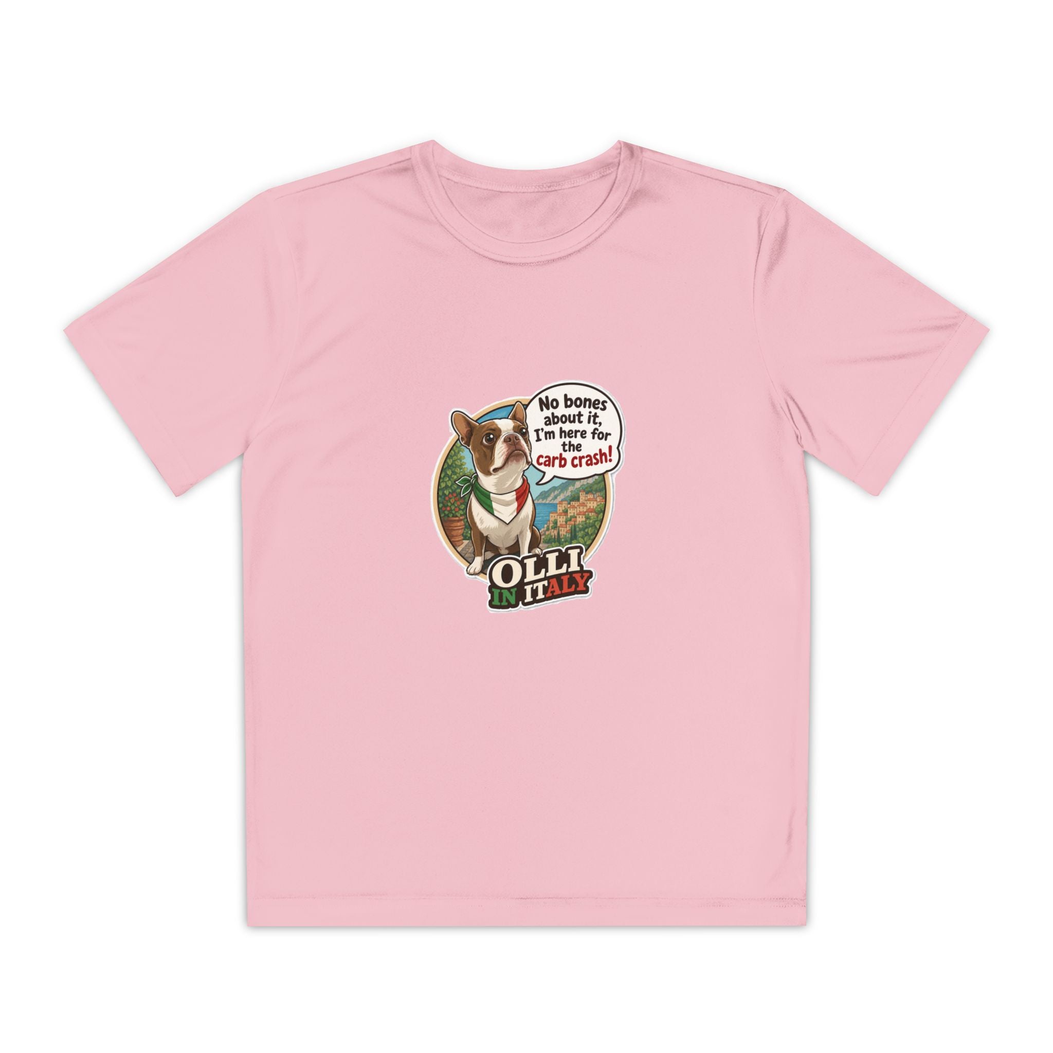 Youth Competitor Tee - 'Ollie the Corgi' Funny Kids Racing Shirt