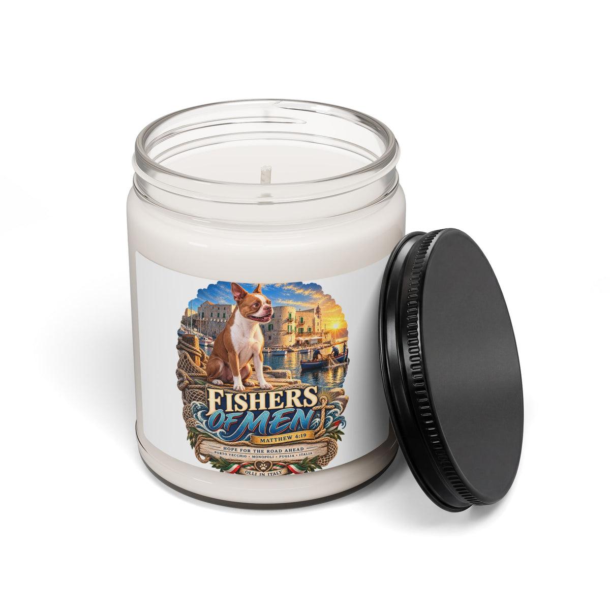 Fisher’s Men 9oz Scented Soy Candle — Nautical Dog Harbor Aromatherapy