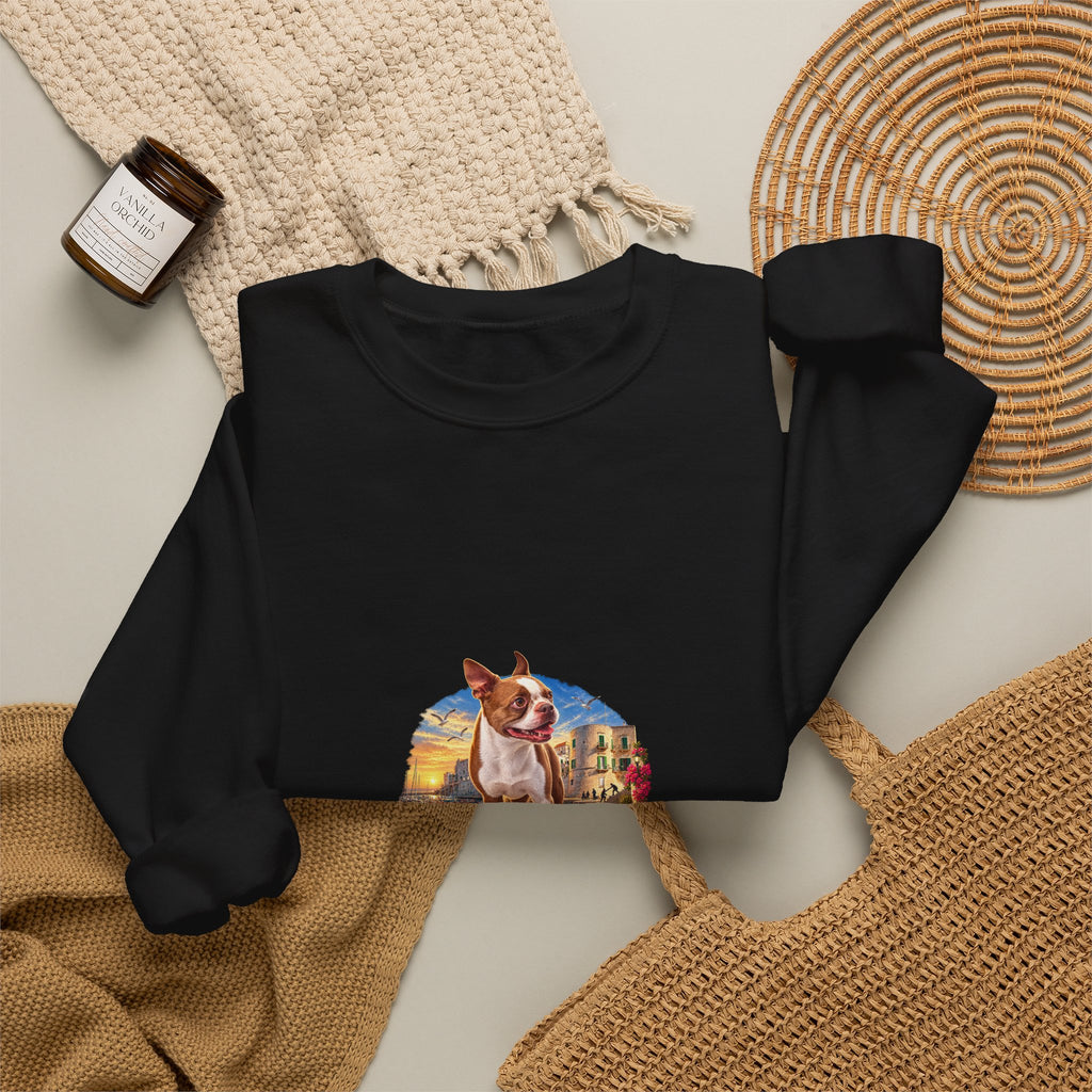 Essential Humans Crewneck Sweatshirt — Vintage Scenic 'Humans Are Essential' Design