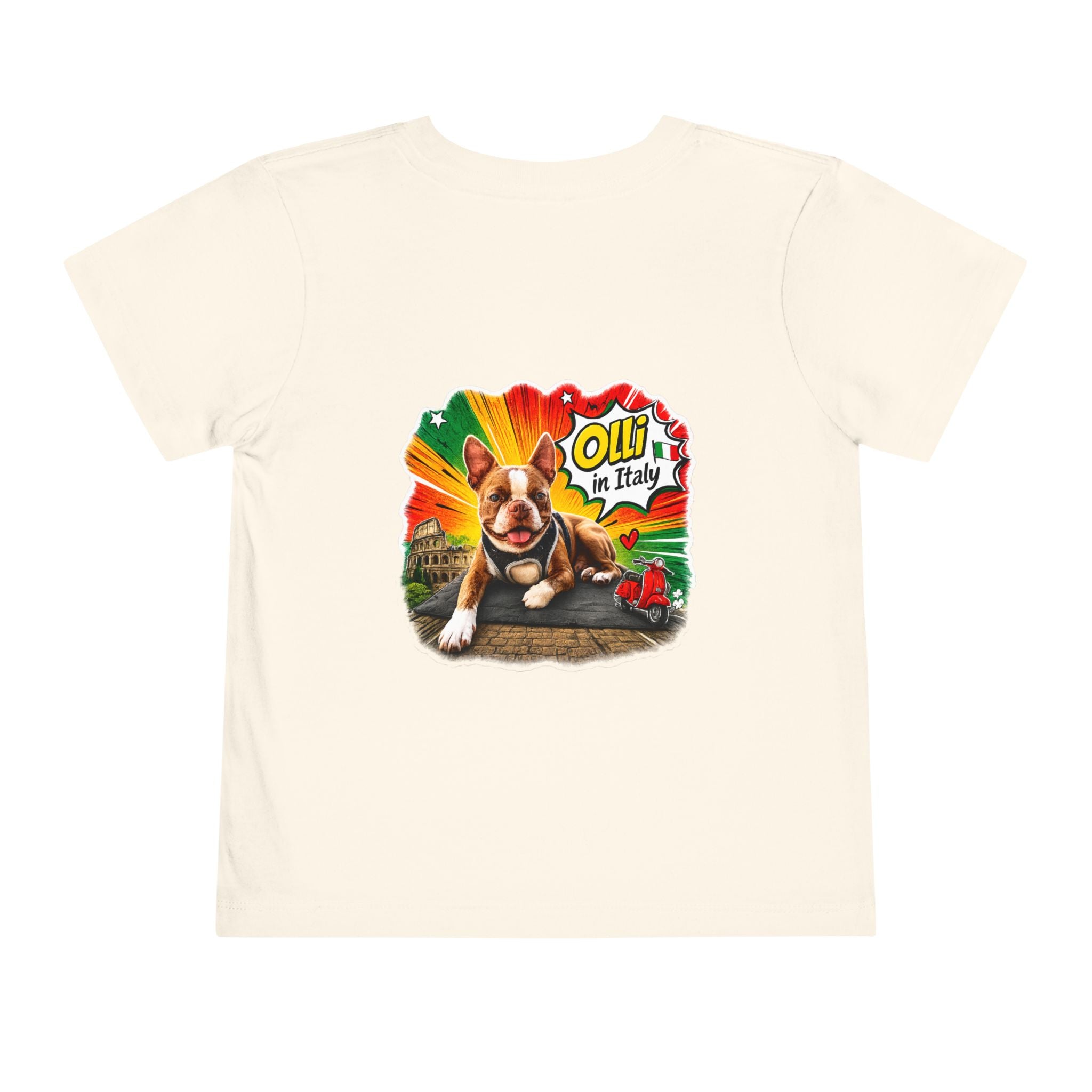 Toddler Tee — Cute Olli the Boston Terrier "I Came, I Sniffed, I Judged" Graphic