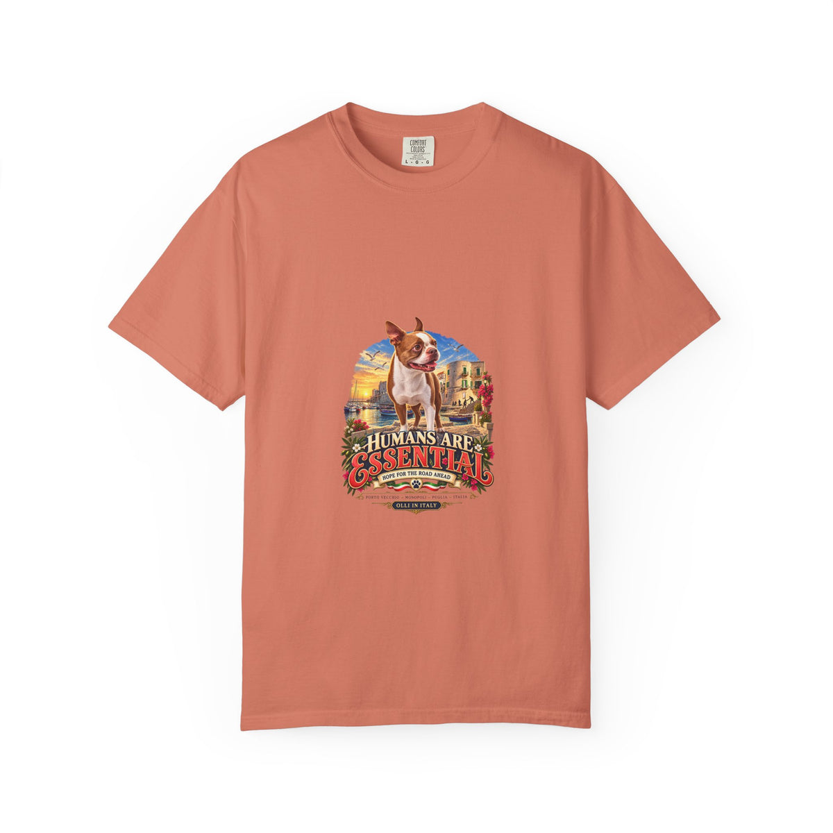 Humans Are Essential Vintage Dog T-Shirt — Retro Rescue Pet Lover Tee