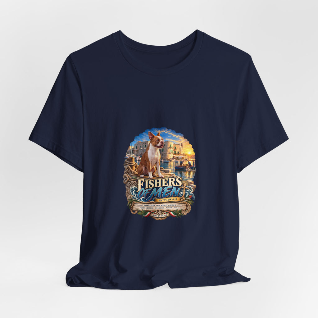 Fishing Weekend Tee — "Fishers of Men" Coastal Vintage Graphic Shirt