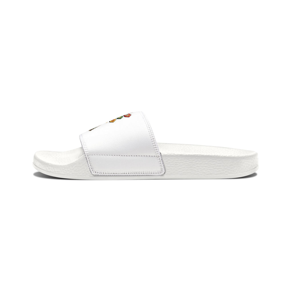 Youth Slide Sandals — Olli the Boston Terrier Removable Strap Slides