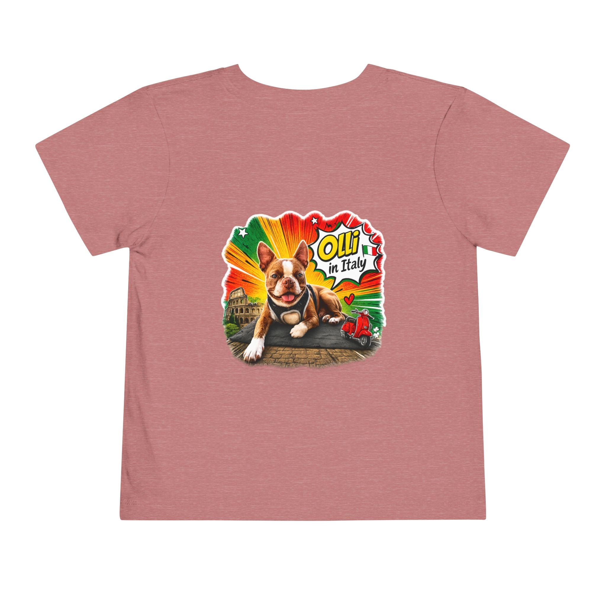 Toddler Tee — Cute Olli the Boston Terrier "I Came, I Sniffed, I Judged" Graphic