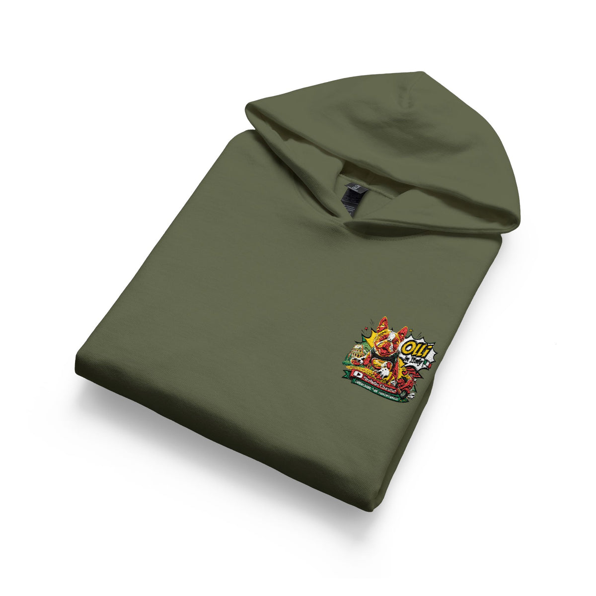 Kids Hoodie with Colorful Confetti Pocket Print