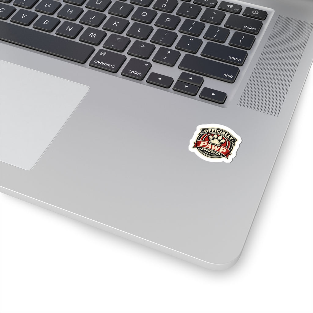 Officially Pawp Approved Sticker — Cute Paw Print Kiss-Cut Decal for Laptops, Water Bottles & Pet Lovers