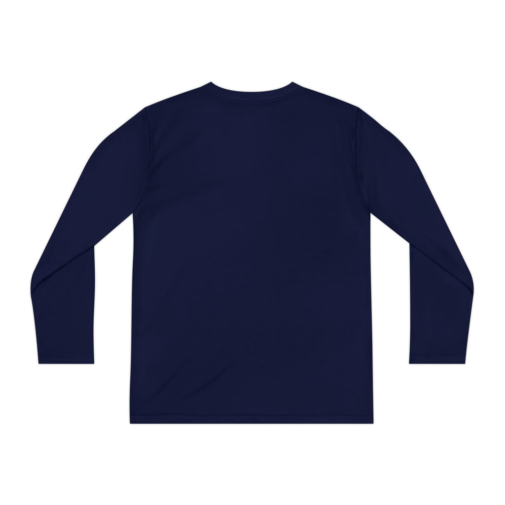 Olli the Boston Terrier in Italy Youth Long Sleeve Tee — "Olli" Surf Rescue Graphic