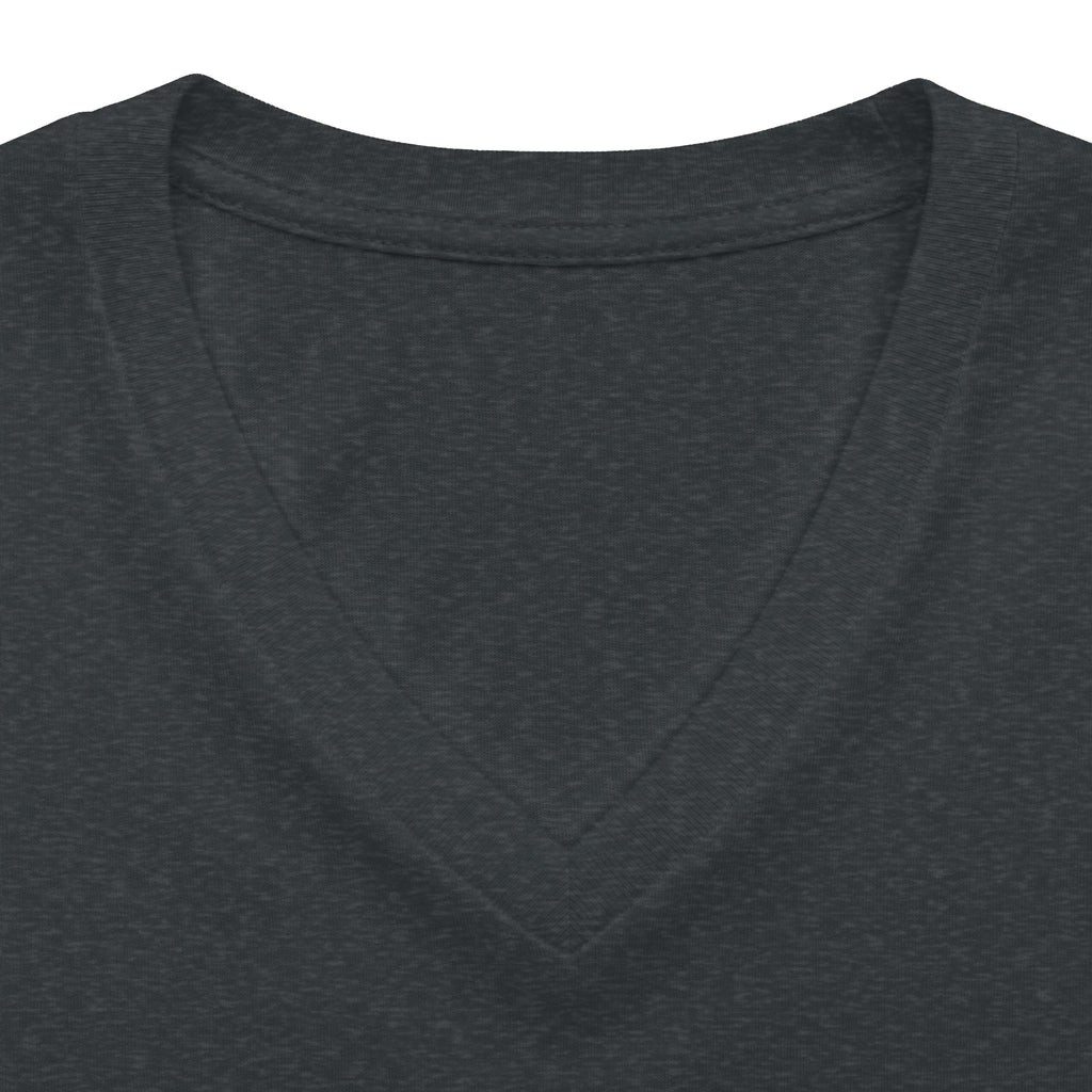 Women's V-Neck Tee — 'Gelato Family' Cute French Bulldog Design