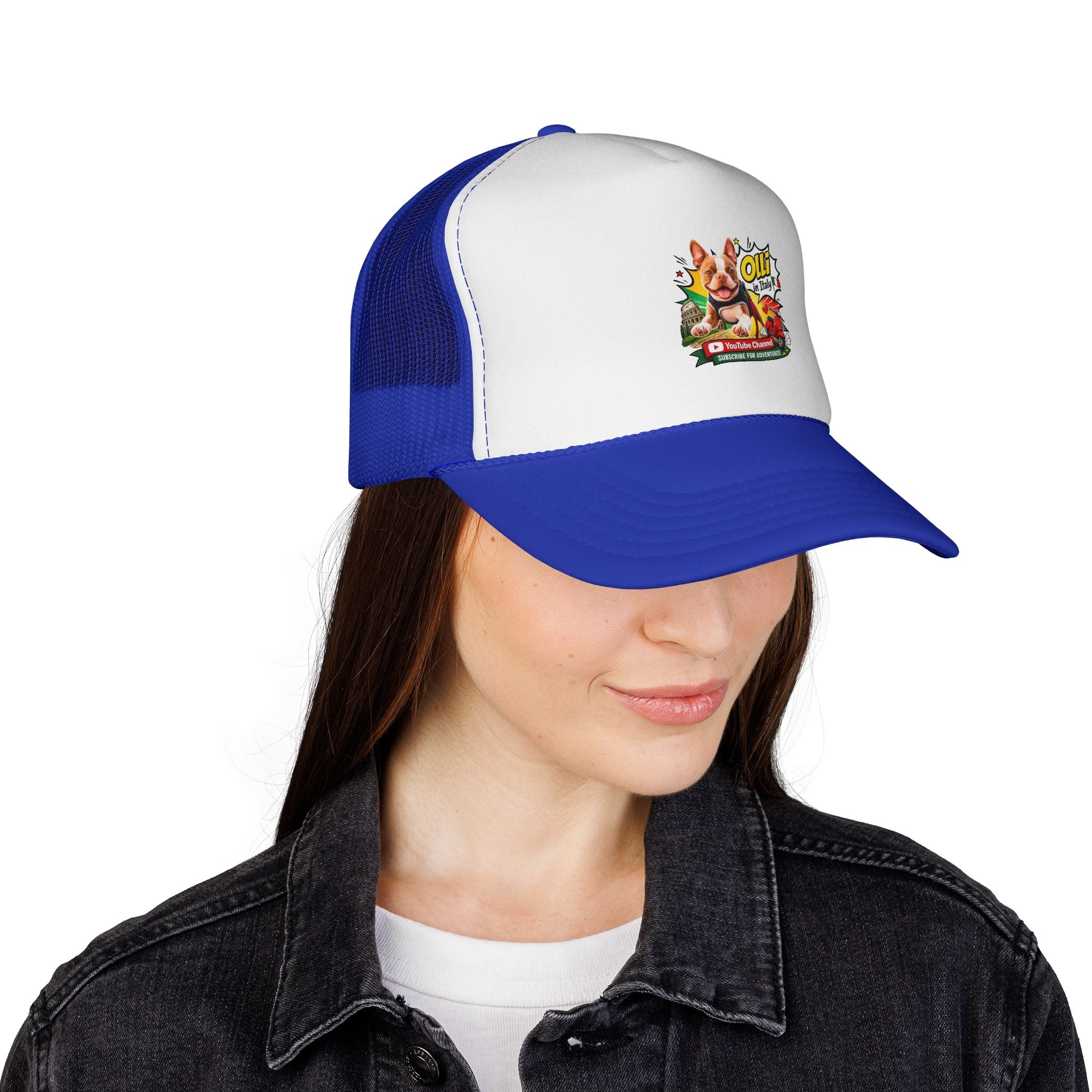 Trucker Cap — “God Is Good All The Time” Retro Pig Graphic