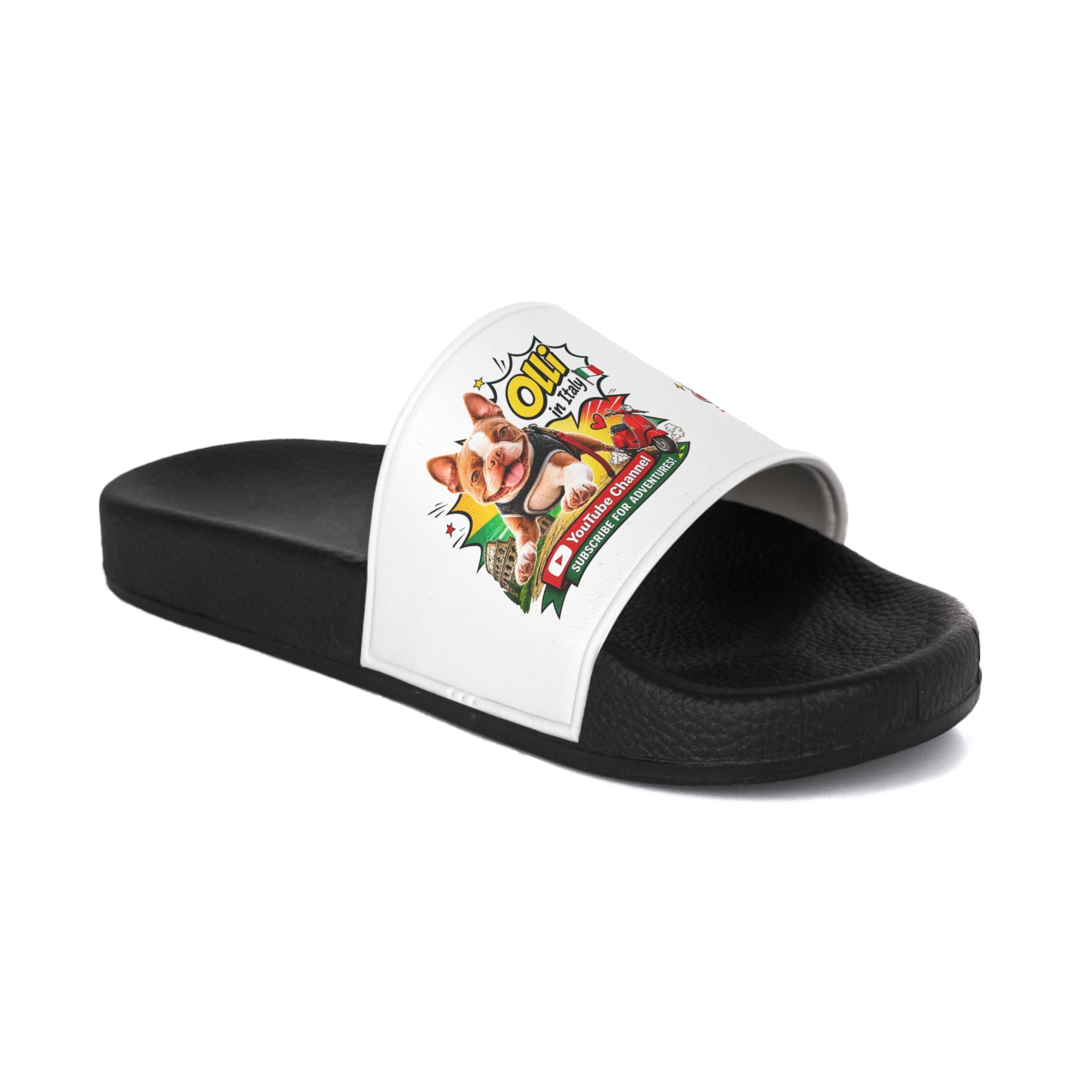 Pizza Chef Cartoon Slides | Slide Sandals