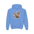 Youth Hoodie — Cute Olli the Boston Terrier ‘My Nose Says This Way’ / ‘I Came, I Sniffed, I Judged’