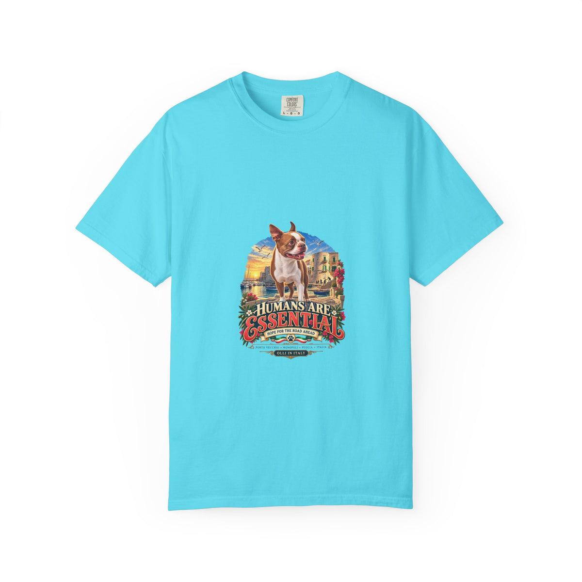 Humans Are Essential Vintage Dog T-Shirt — Retro Rescue Pet Lover Tee